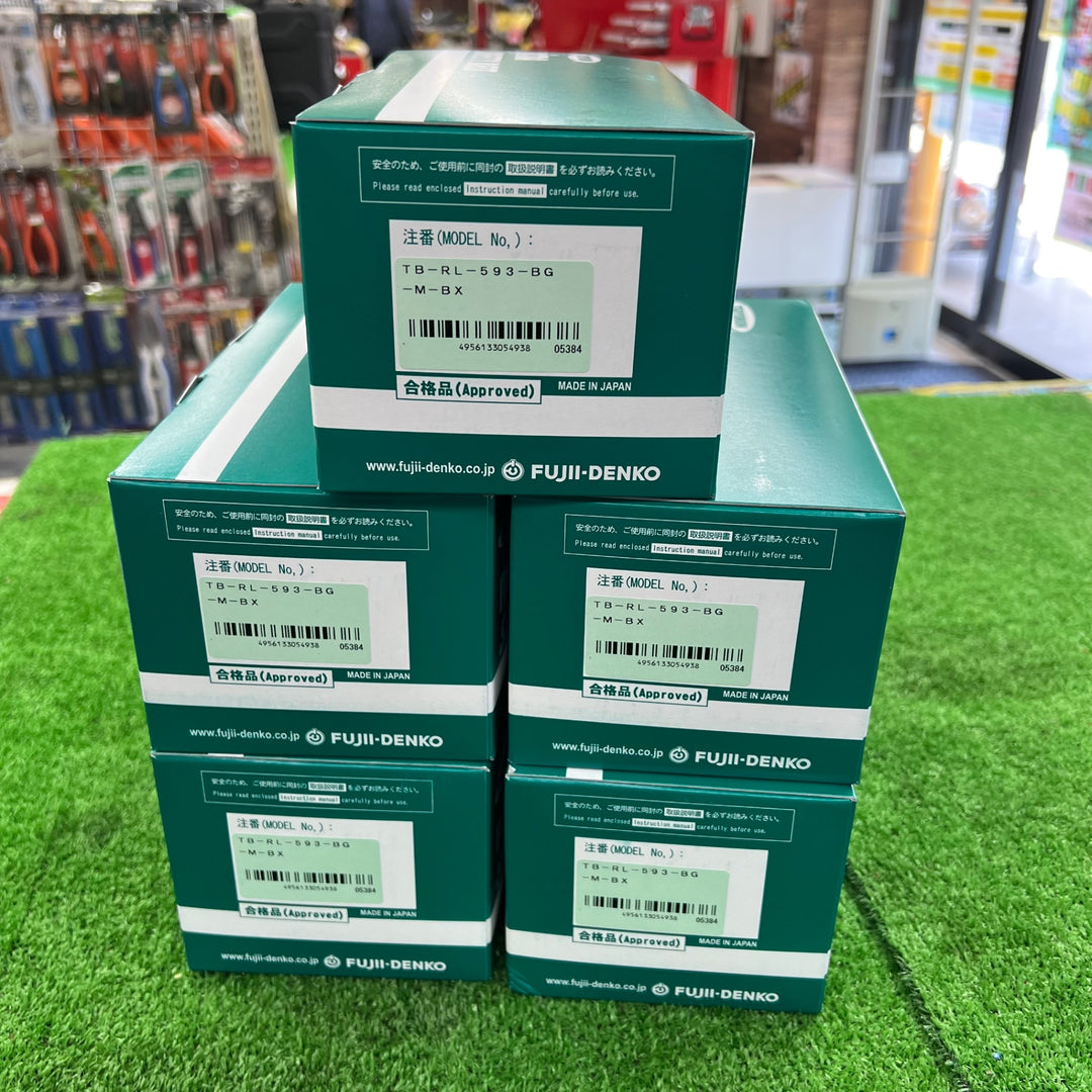 藤井電工 胴ベルト型墜落制止用器具 リトラ軽量フック TB-RL593-BG-M 5個セット【桶川店】