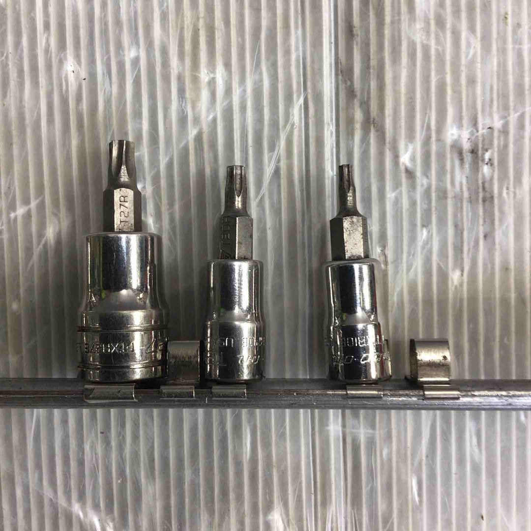 スナップオン(Snap-on) トルクスソケット FTXR27×2,30,40,50E・TTXR10,20E 7点セット【草加店】