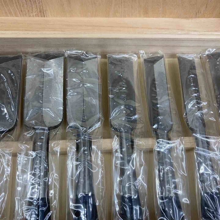 厚鑿 総磨 シノギ 白樫柄 10本組 【桶川店】