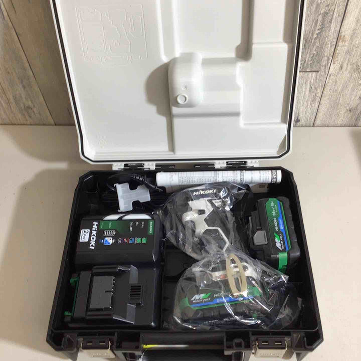 【未使用品】★純正バッテリー2個&充電器付き フルセット★ハイコーキ(HIKOKI ※旧:日立工機) コードレスインパクトドライバー WH36DD(2XHSZ)(FW) 特別限定色 フロスティホワイト 白【戸田店】