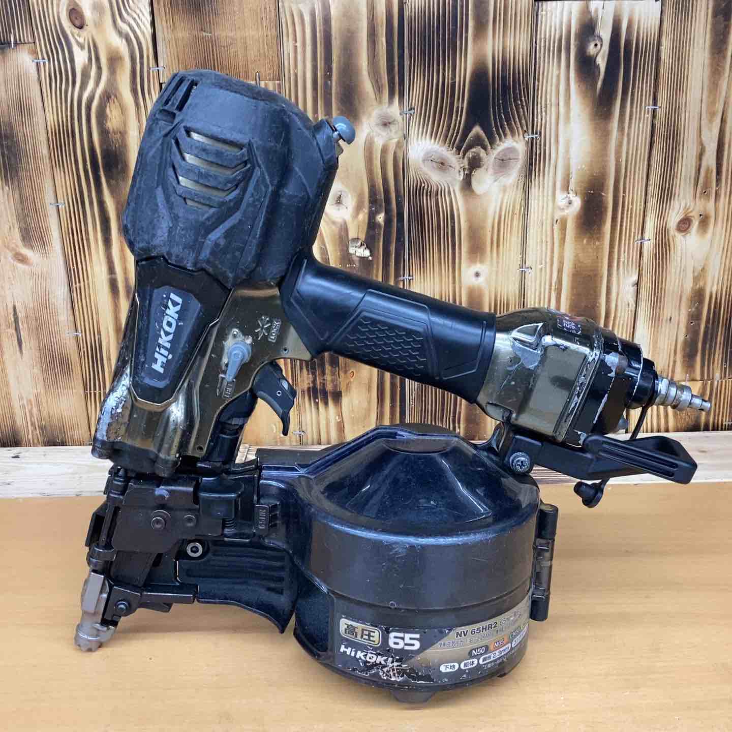 ☆ハイコーキ(HIKOKI ※旧:日立工機) 高圧エア釘打ち機 NV65HR2(S