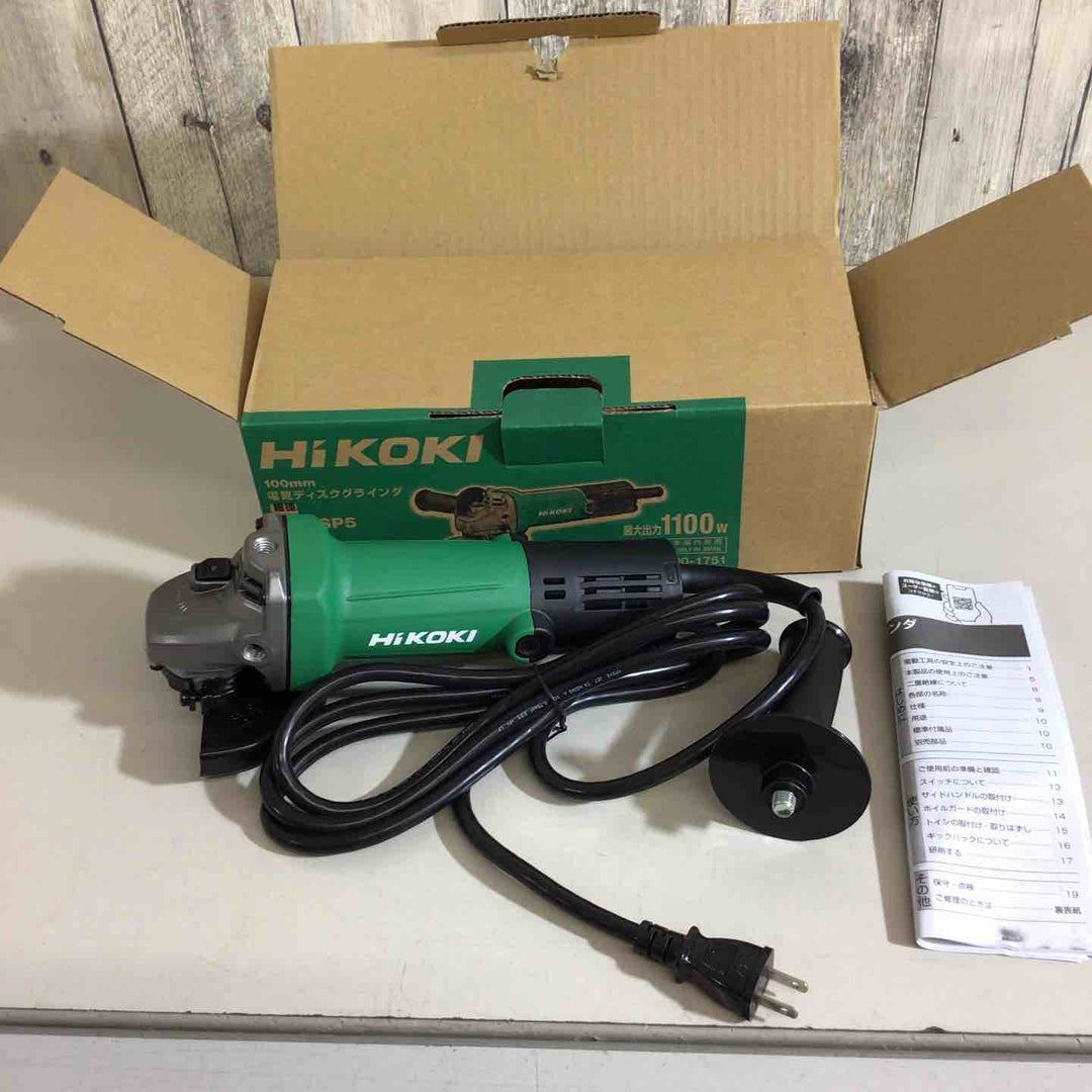 ◇ハイコーキ(HIKOKI ※旧:日立工機) 100mm ディスクグラインダー スナップスイッチタイプ G10SP5【戸田店】
