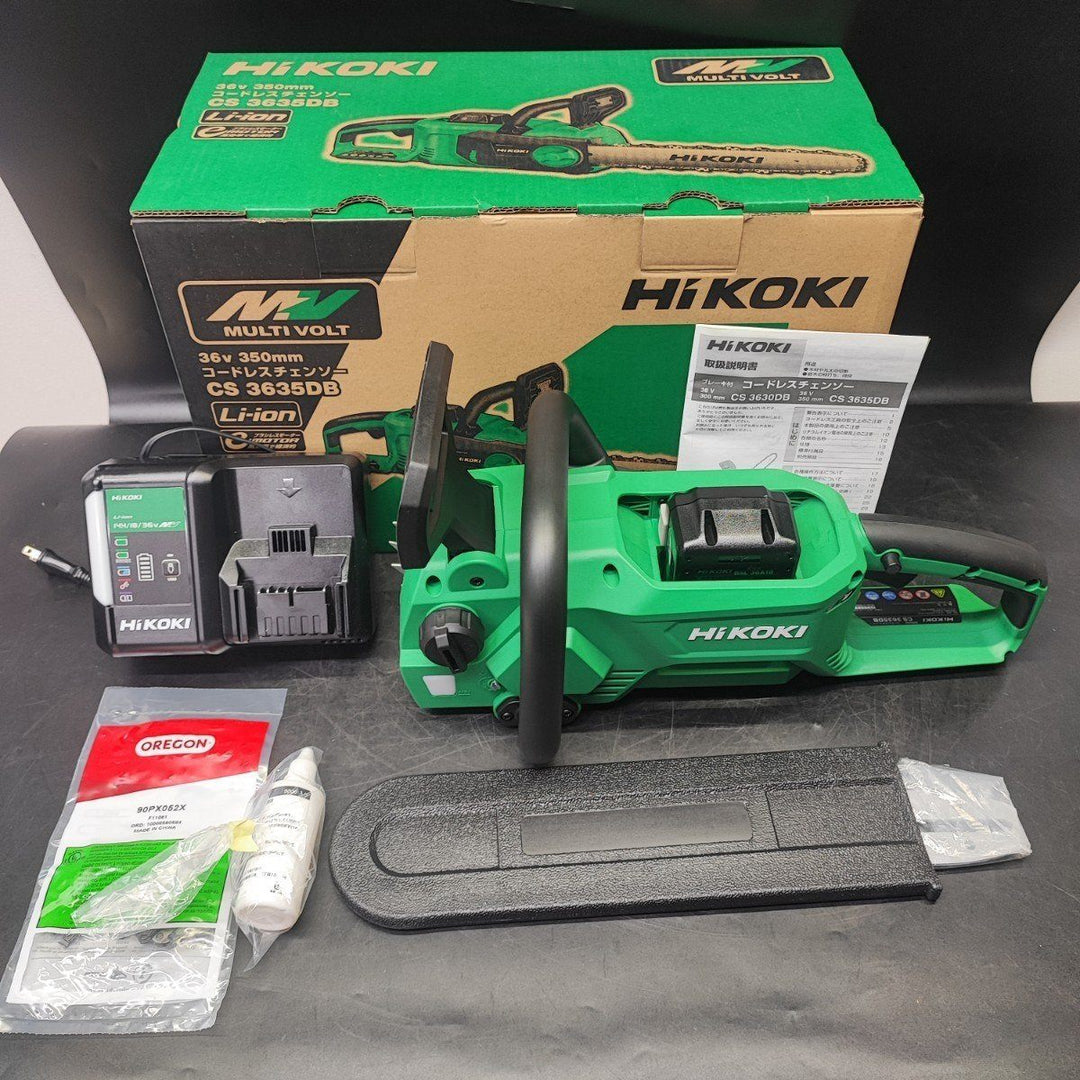 〇ハイコーキ(HIKOKI ※旧:日立工機) コードレスチェンソー CS3635DB(XP)【桶川店】