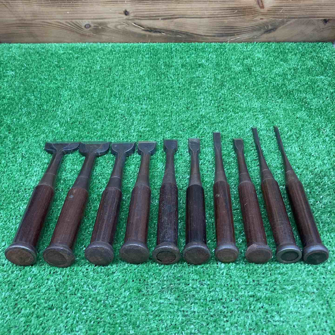 【中古・現状品】 左久弘 銘 のみ 鑿 *10本セット 【鴻巣店】