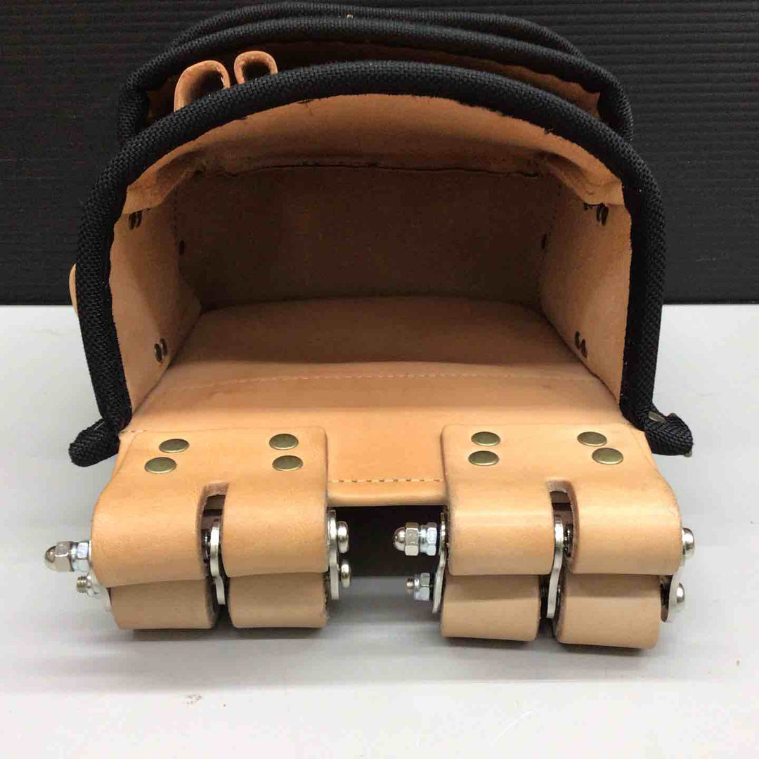 【美品】ニックス	総ヌメ革使用3段腰袋チェーンタイプ	KNB-301DDX【戸田店】