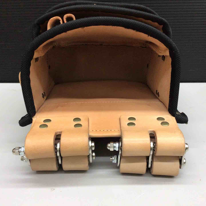【美品】ニックス	総ヌメ革使用3段腰袋チェーンタイプ	KNB-301DDX【戸田店】