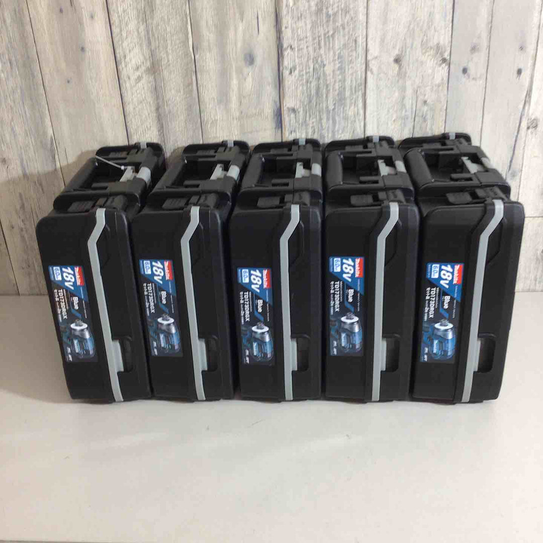 【未使用品】マキタ(makita) コードレスインパクトドライバー TD173DRGX ブルー 青 5台セット【戸田店】