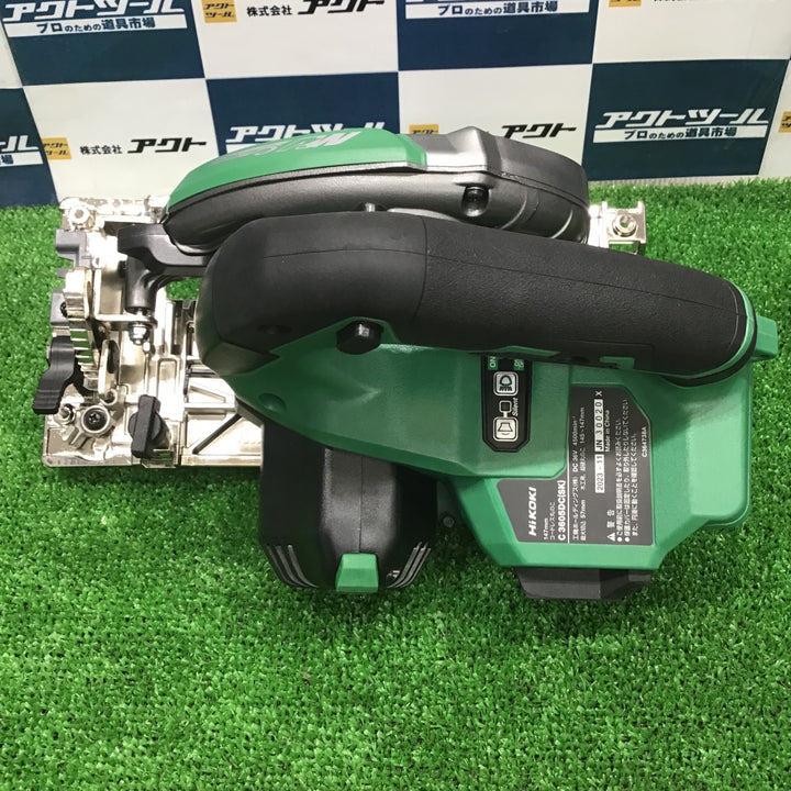 〇HiKOKI(ハイコーキ) 36V 147mm コードレス丸のこ 畜電池、充電器、ケース別売り チップソー黒鯱付 C3605DC (SK)(NN)【草加店】