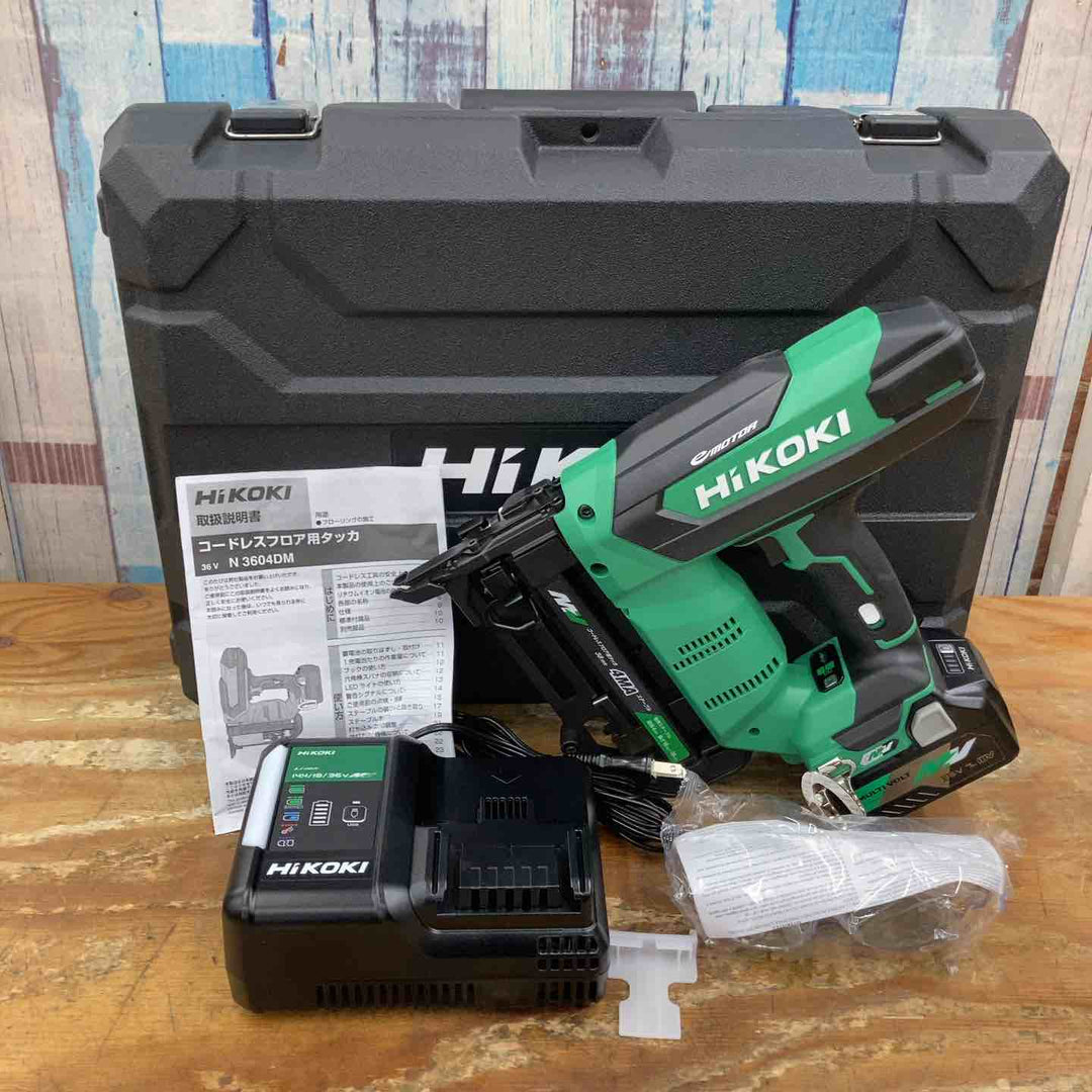 ★ハイコーキ(HIKOKI ※旧:日立工機) コードレスフロアタッカー N3604DM(XP)【柏店】