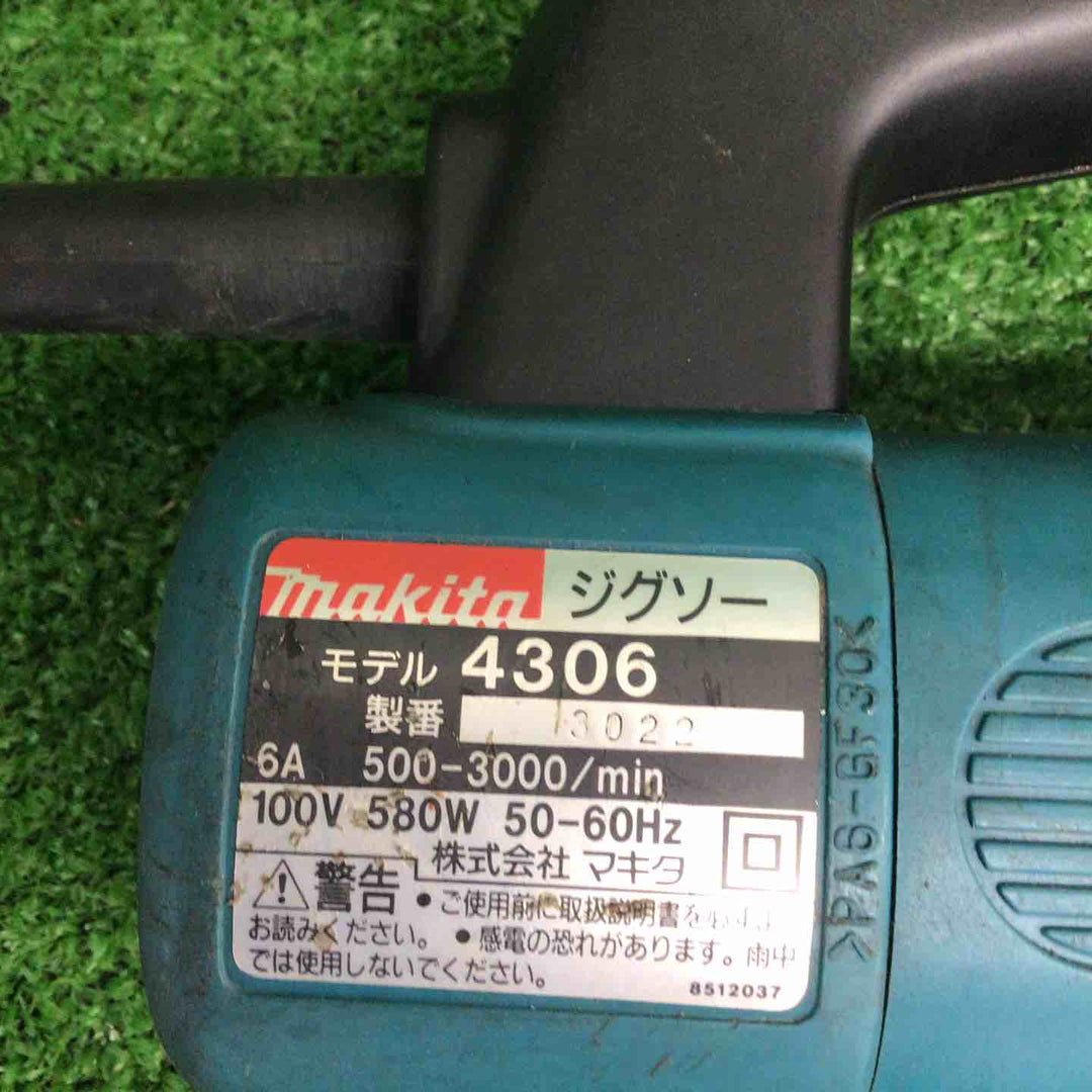 【中古品】 マキタ/makita ジグソー 4306 【鴻巣店】