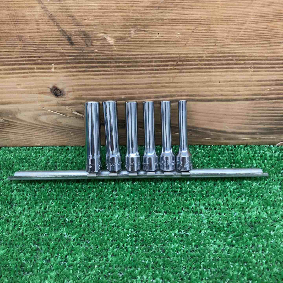 【中古品】 スナップオン/Snap-on ディープソケット STLE4/5/6/7/8/10 *6本セット 【鴻巣店】