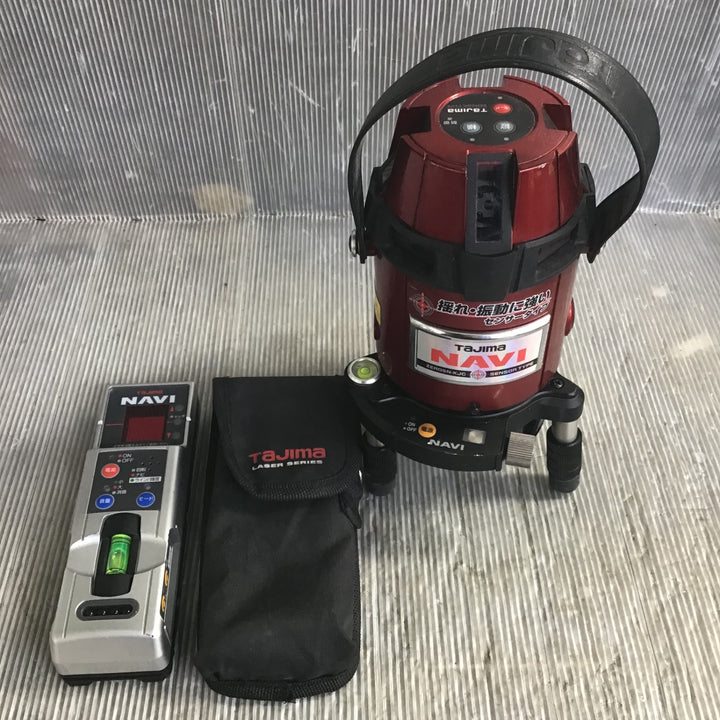 タジマ(TAJIMA) レーザー墨出し器 NAVIゼロセンサーKJC ZEROSN-KJC【中古品】