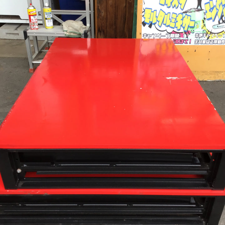 【中古品・店頭受取り限定】 ジェフコム デンサン DENSAN バンキャビネット(ワイド引き出し) 2台セット SCT-W02、SCT-W03 【桶川店】