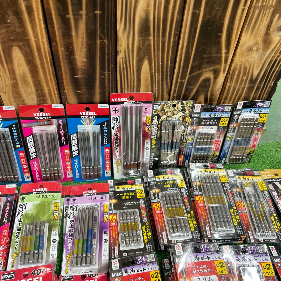 【大特価まとめ売り!】ビット5本入り 150パックまとめ売り 六角軸6.35mm インパクトドライバー用 メーカー・サイズ混合【桶川店】