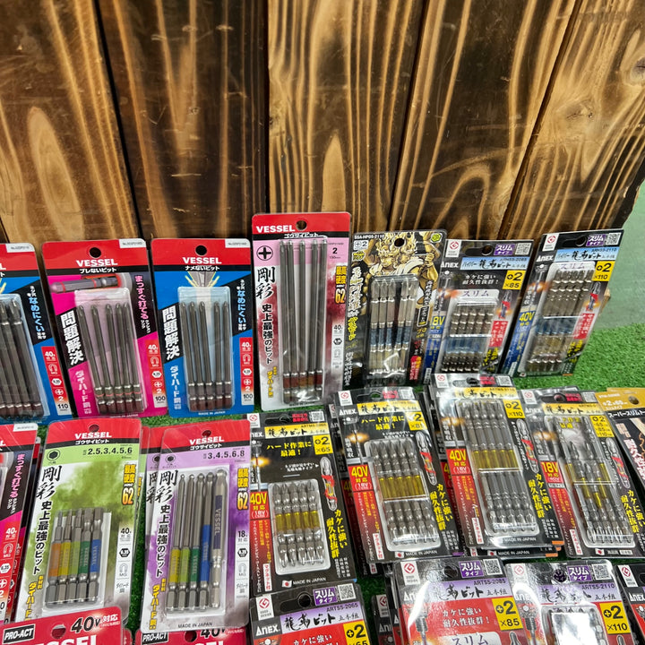 【大特価まとめ売り!】ビット5本入り 150パックまとめ売り 六角軸6.35mm インパクトドライバー用 メーカー・サイズ混合【桶川店】