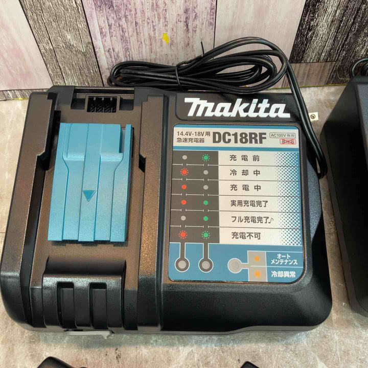 マキタ(makita) リチウムイオンバッテリー 18V/6.0Ah BL1860B 4個+急速充電器 DC18RF 2個 セット【八潮店】