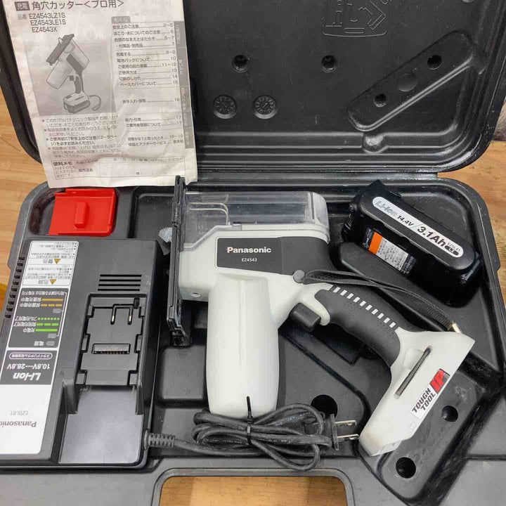 【中古品】◇パナソニック(Panasonic) コードレス角穴カッター EZ4543LS2S-B 14V セット【柏店】