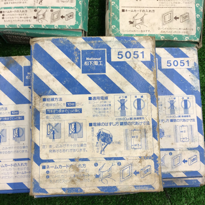 National ナショナル 埋込ホタルスイッチ WN5051 14箱 1箱10個入り 1箱WN5241混じってます【桶川店】