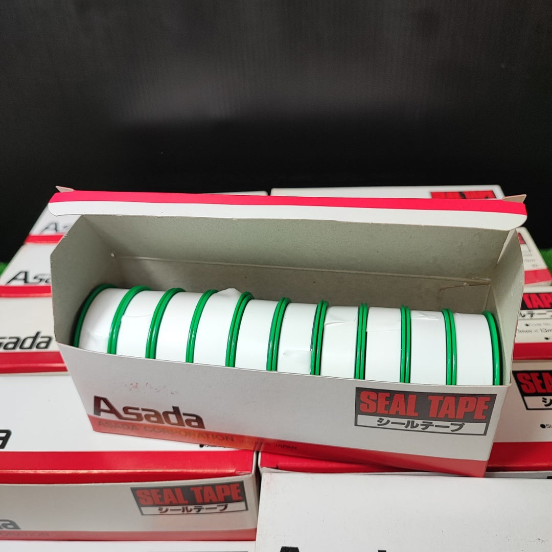 アサダ シールテープ13mm×15m(10巻入) 2925168 R50356【岩槻店】