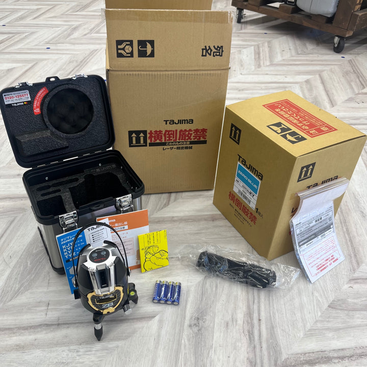 〇タジマ(TAJIMA)  ブルーグリーンレーザー墨出し器 ZEROB-KY 矩・横  ZERO BLUEーKY【越谷店】