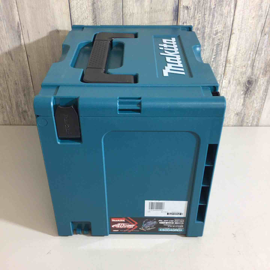 【未使用品】★純正バッテリー2個&充電器付き★マキタ(makita) コードレス防じん丸ノコ KS004GRDX【戸田店】