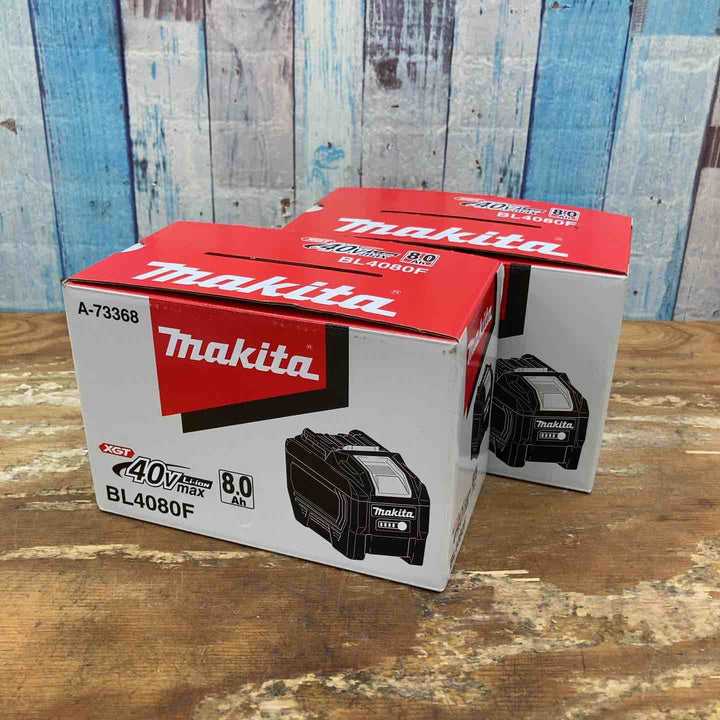 ▼★純正2個セット★マキタ(makita) リチウムイオンバッテリー 40Vmax/8.0Ah BL4080F【柏店】