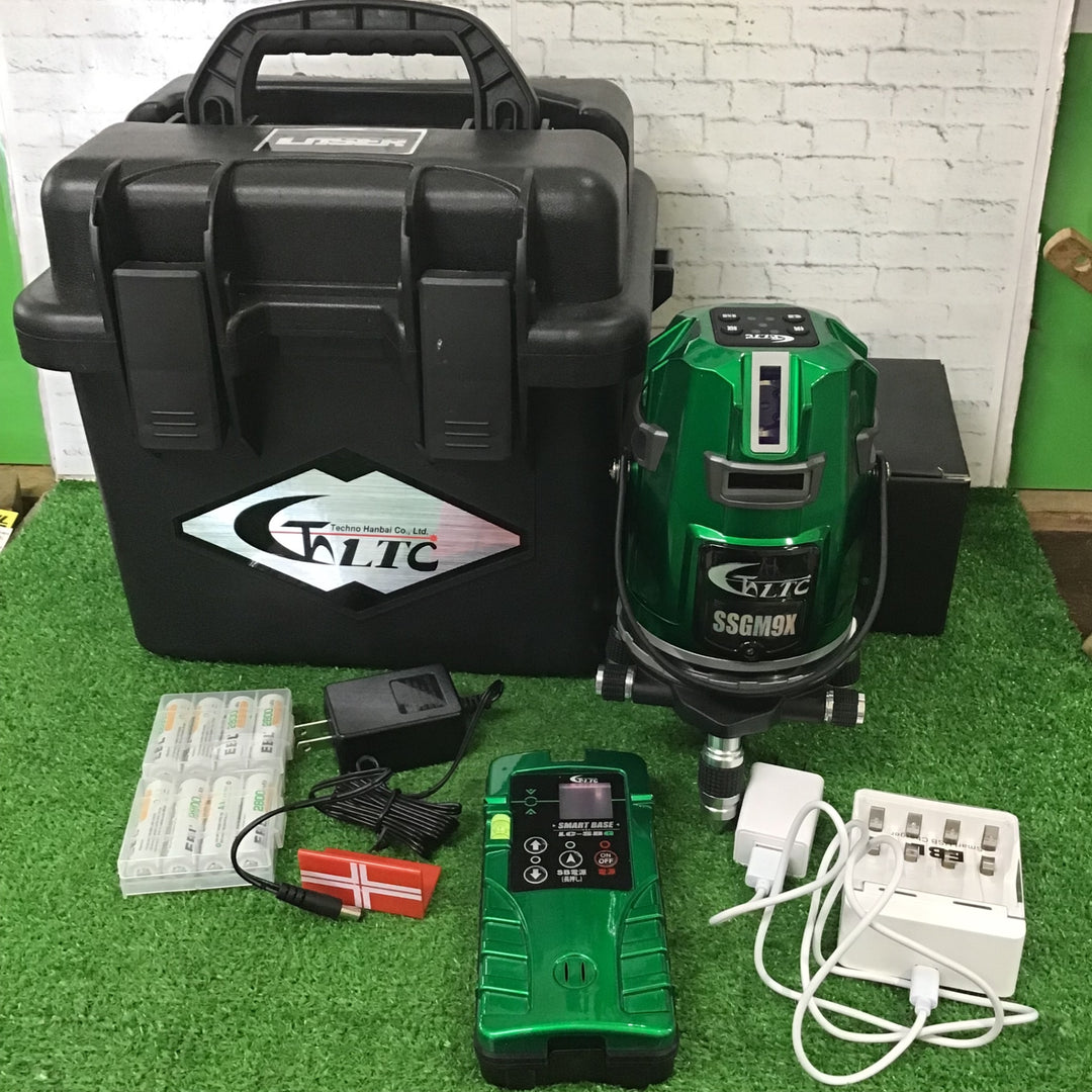 〇テクノ販売(LTC) グリーンレーザー墨出し器 フルライン 電子整準 LTC-SSGM9X【町田店】
