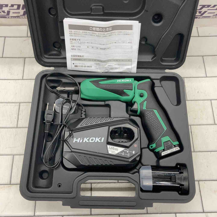 ◇ハイコーキ(HIKOKI ※旧:日立工機) 7.2V コードレスペンインパクトドライバー WH7DL(2LCSK)【所沢店】