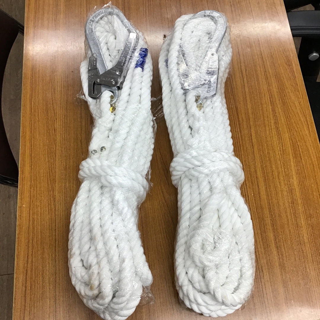 親綱 15m 2本セット 片側フック付き 【桶川店】