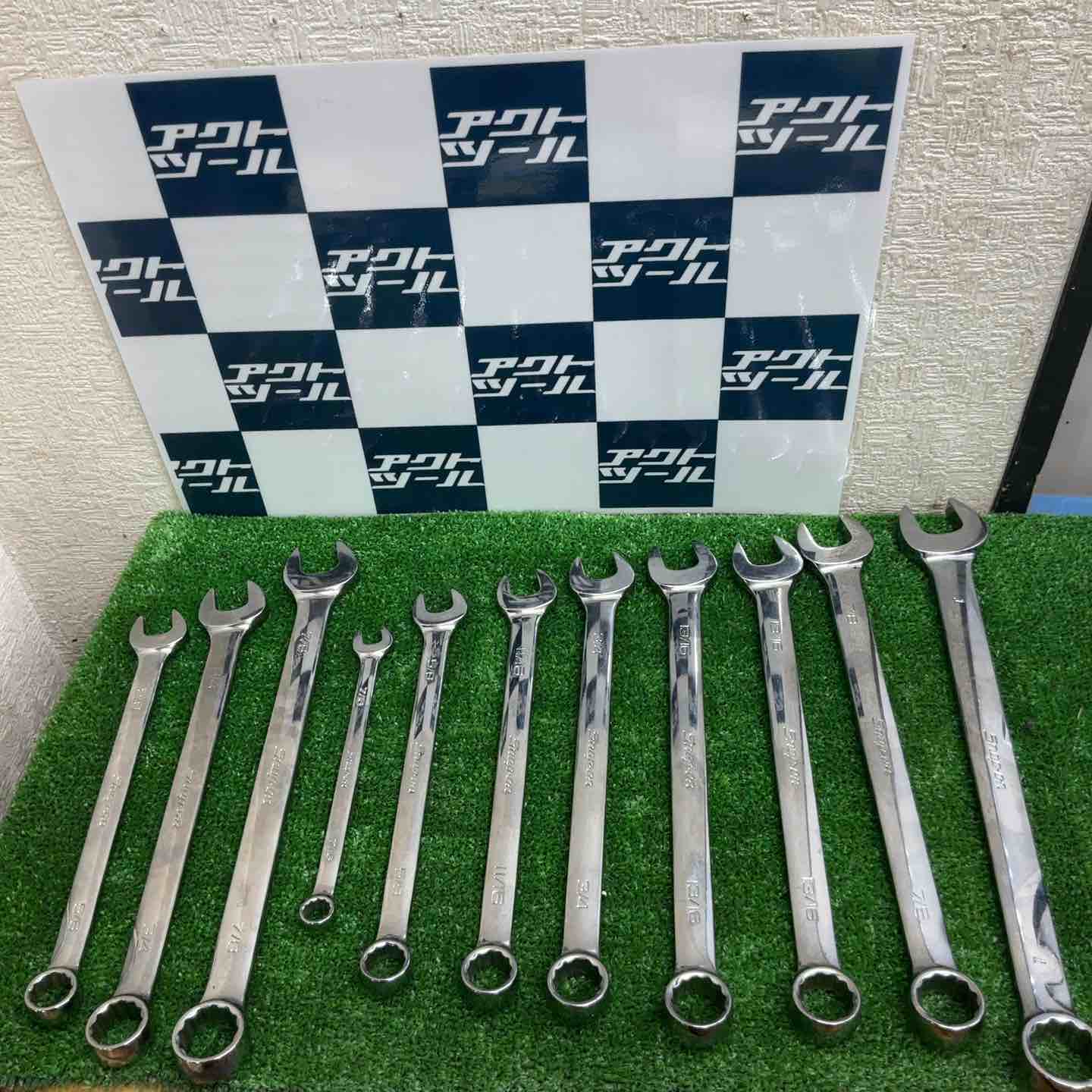 スナップオン(Snap-on) インチサイズ コンビネーションレンチ11本 OEX32B-OEX20B【柏店】 スナップオン(Snap-on)インチサイズ コンビネーションレンチ11本