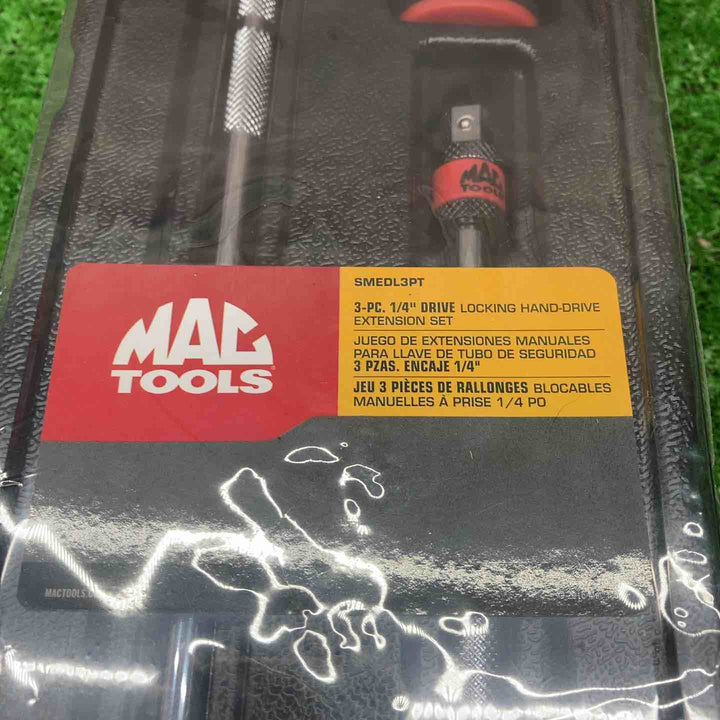 MAC TOOLS(マックツールズ) 1/4"Dr. ロッキングハンドドライブ エクステンションセット 3pcs. | SMEDL3PT【川越店】