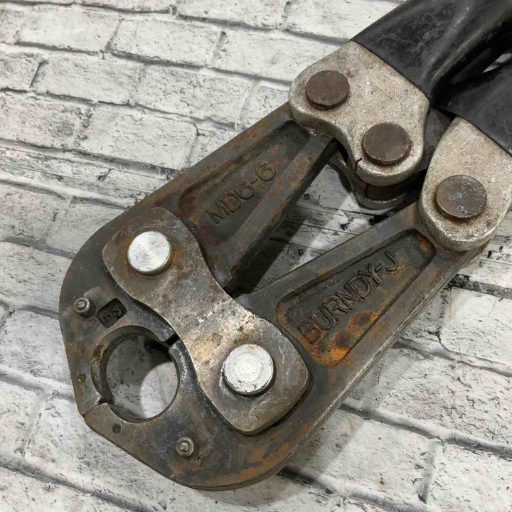 BURNDY-J MD6-6 引込線用圧縮圧着工具【川口店】