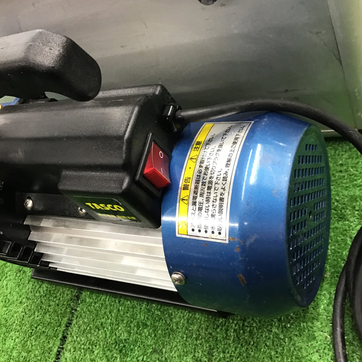 〇タスコ(TASCO) 逆流防止弁付超軽量小型真空ポンプ TA150XB TA142BGゲージ付き! 【桶川店】