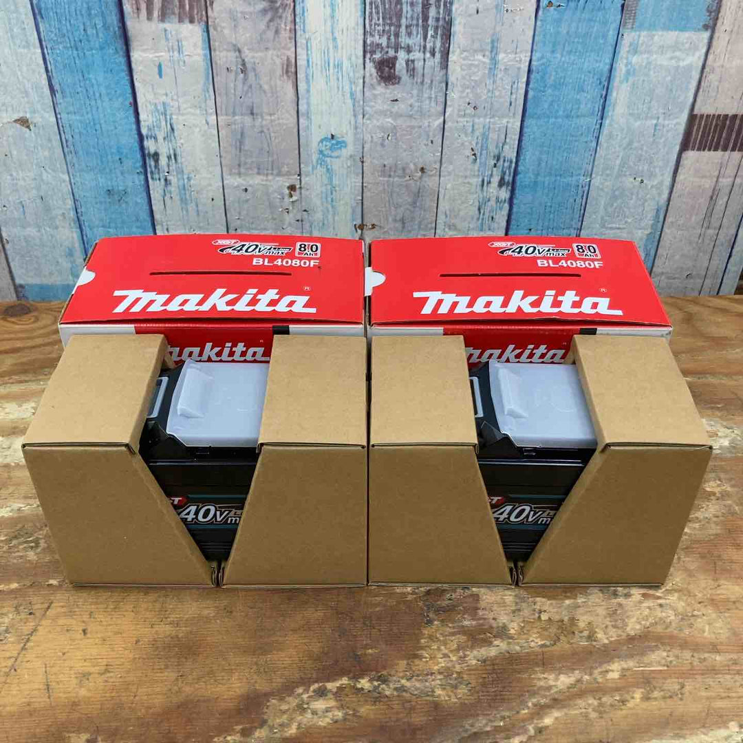 ▼★純正2個セット★マキタ(makita) リチウムイオンバッテリー 40Vmax/8.0Ah BL4080F【柏店】