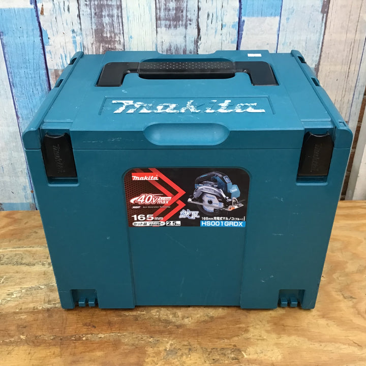 ★マキタ(makita) 40Vmax 165㎜コードレス丸のこ HS001GRDX【柏店】
