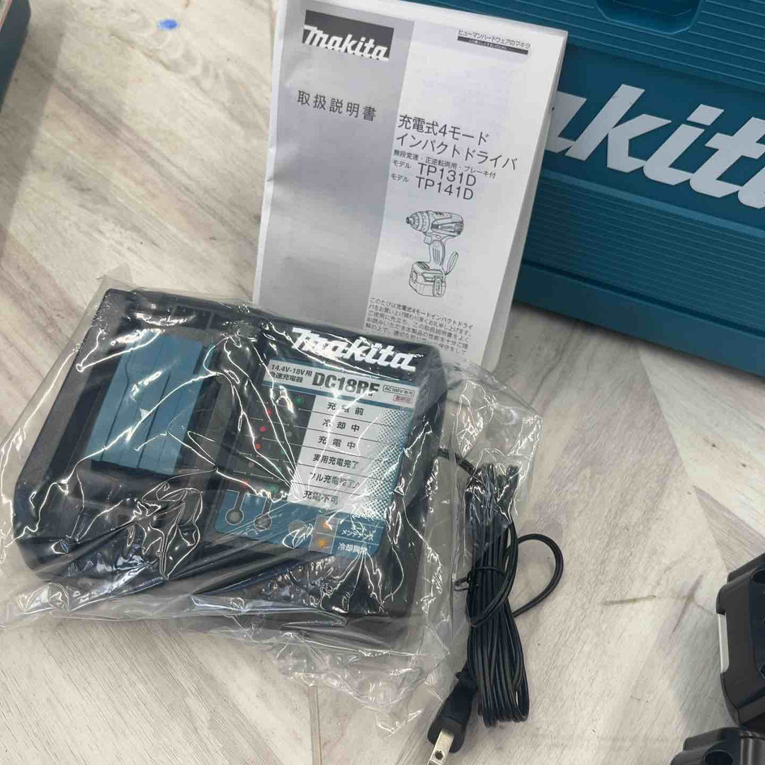 ★マキタ(makita) コードレス4モードインパクトドライバー TP141DRGXB【越谷店】
