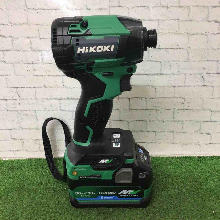 ★ハイコーキ(HIKOKI ※旧:日立工機) コードレスインパクトドライバ アグレッシブグリーン WH36DD(2XHLSZ)【町田店】