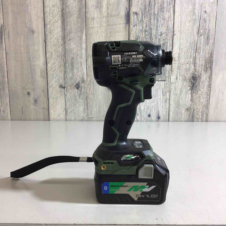 【未使用品】★ハイコーキ HIKOKI 36V コードレスインパクトドライバ WH36DC(2XPS)(G) 【戸田店】