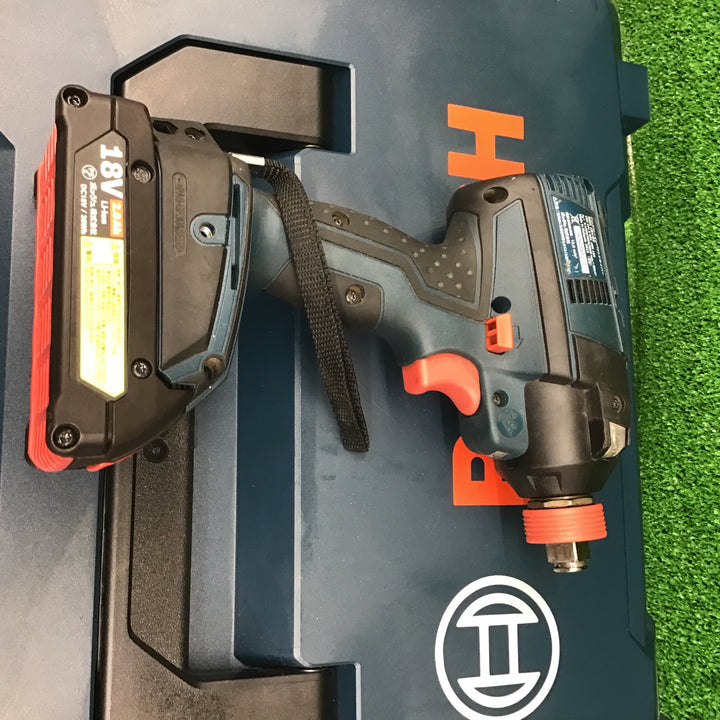 〇BOSCH(ボッシュ)  コードレスインパクトドライバー・レンチ GDX18V-EC 2.0Ahバッテリー4個付き!【桶川店】