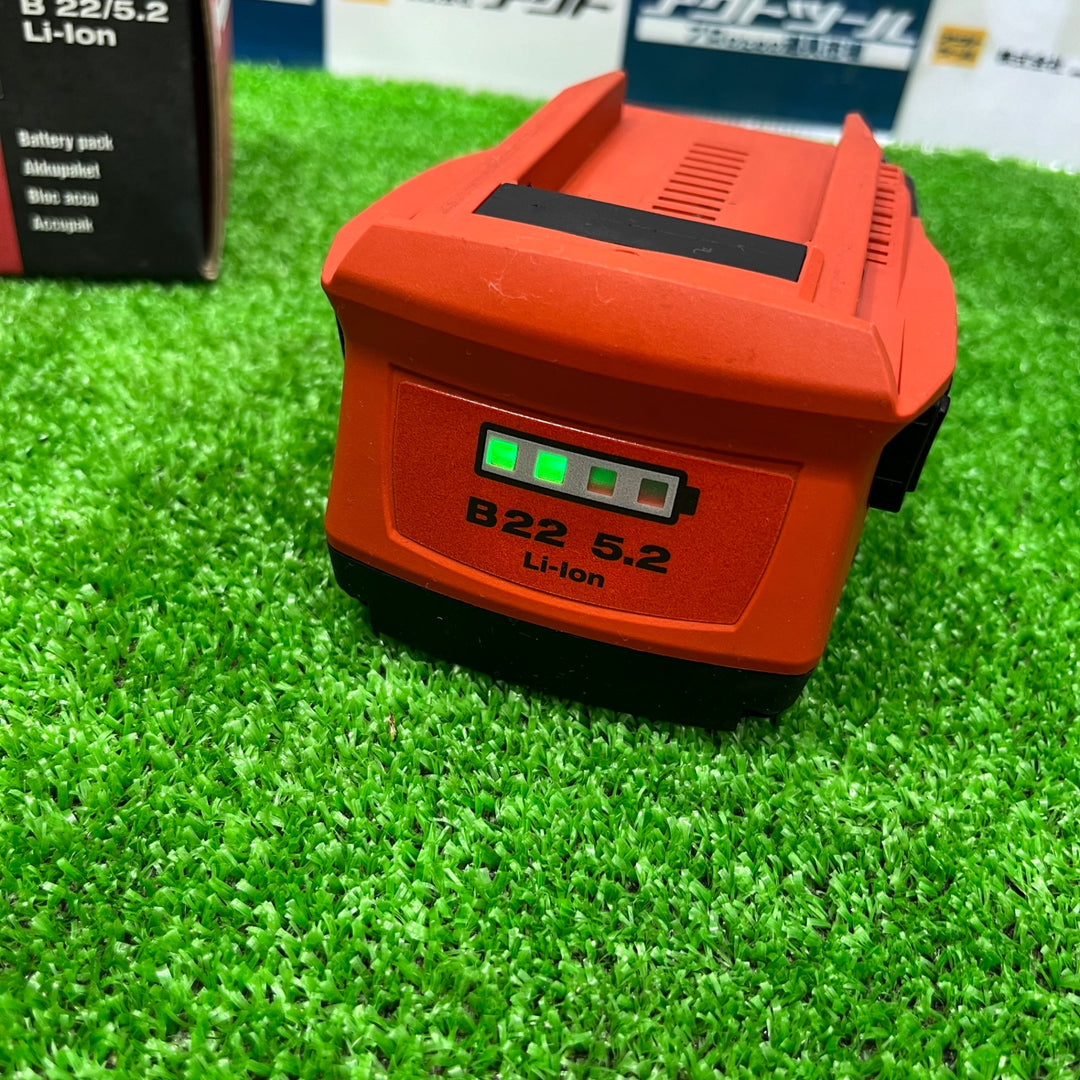 HILTI 21.6V/5.2Ahバッテリ B22/5.2 Li-ION/【草加店】