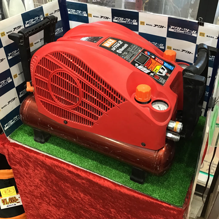 ★マックス(MAX) エアコンプレッサー AK-HH1270E2_レッド【草加店】