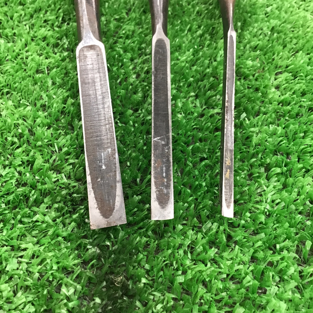 【中古】 義隆 組鑿 10本セット ※刃こぼれあり 【桶川店】