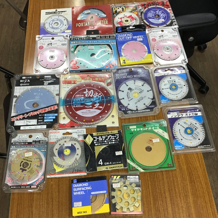 在庫処分!ダイヤモンドホイール・カッターまとめ売り マキタ HITACHI サイズ・メーカー混在 コンクリ グラインダ【桶川店】