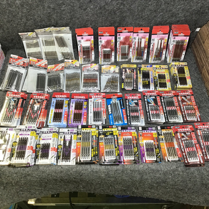 【未使用・大特価まとめ売り!】ビット約915本 211パックまとめ売り 六角軸6.35mm インパクトドライバー用 メーカー・サイズ・数量混合【桶川店】