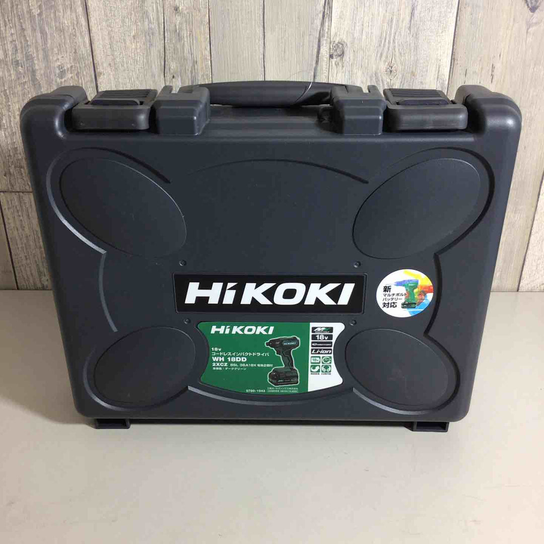 ◇ハイコーキ(HiKOKI) コードレスインパクトドライバー WH18DD(2XCZ)【戸田店】