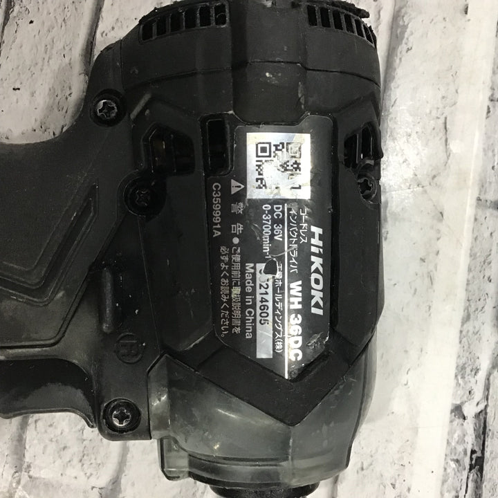☆ハイコーキ(HIKOKI ※旧:日立工機) コードレスインパクトドライバ WH36DC(2XPBS)【草加店】