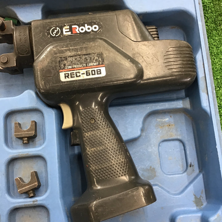 泉精機	充電式圧着工具(本体+充電器+コマ) バッテリ無し REC-60B【桶川店】