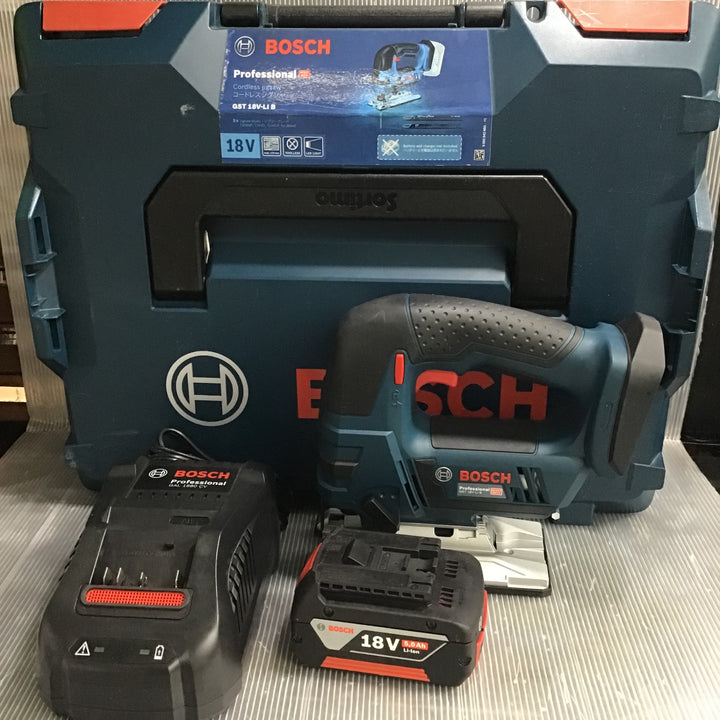 ボッシュ(BOSCH) 18V コードレスジグソー(5.0Ahバッテリー1個・充電器・キャリングケース付き) GST18V-LIB【草加店】