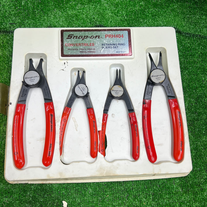 Snap-on スナップオン/スナップリングプライヤーセット PRH404 ※ケース破損あり 【桶川店】