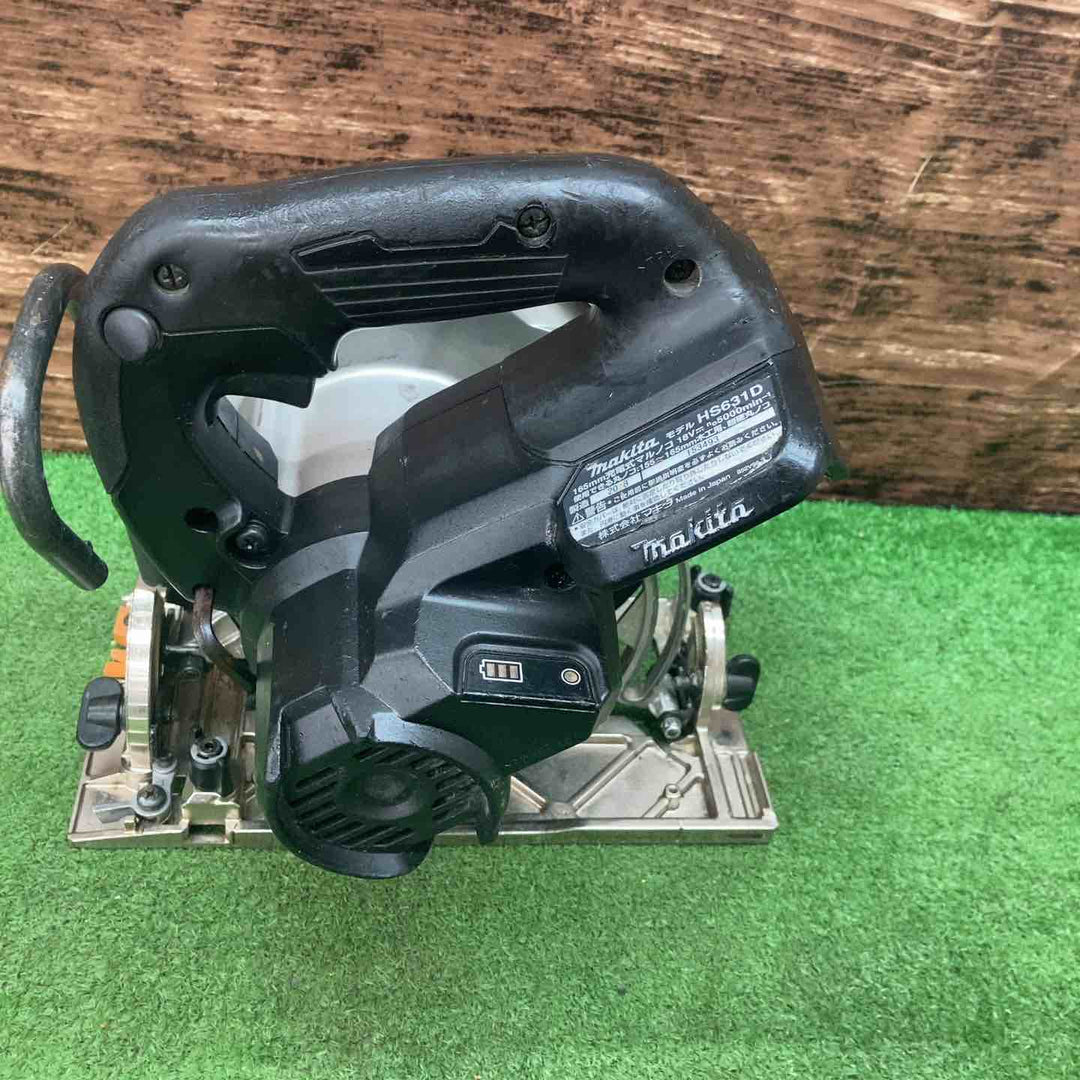 マキタ(makita) コードレス丸のこ HS631DZB 刃外径:155-165mm【川越店】
